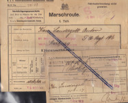 POTNA DOVOLILNICA - MARIBOR, 1918