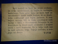 Prodam partizanski letak 3