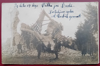 RAZSTRELJENA CERKEV 1917 PRVA SVETOVNA VOJNA RAZGLEDNICA