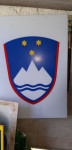 SLOVENIJA SLOVENSKI GRB NA PLEKSI