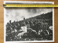 Soška Fronta - Fajti hrib, Italijanski vojaki, Velik format  WW1 (ZZ)