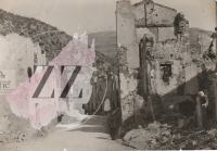 Soška Fronta - Solkan - uničen WW1 fotografija (ZZ)