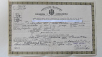 SVEDODŽBA O DRŽAVLJANSTVU-Kraljevina Jugoslavija -1939