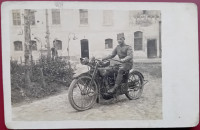 VOJAK NA MOTORJU PRVA SVETOVNA VOJNA RAZGLEDNICA