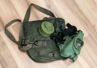 Vojaška plinska maska s torbo JNA