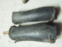 vojaške usnjene gamaše, par 1.ww -ohranjene