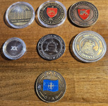 Vojaški kovanci, spominski, poveljniški