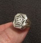 WW2 vojaški prstan Sovjeti srebro