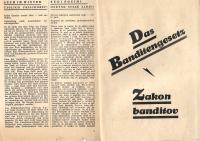 ZAKON BANDITOV - NEMŠKA PROTIPARTIZANSKA PROPAGANDA, 1943