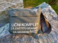 Zaščitna Gas maska Lični komplet za zaštitu građana MC.1 SFRJ 1981 12€
