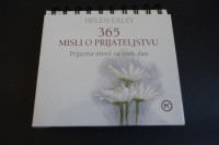 365 misli o prijateljstvu, Helen Exley, v kartonski škatli