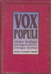 Vox populi : zlata knjiga pregovorov vsega sveta / izbral T. Radić