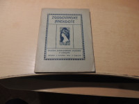 ZGODOVINSKE ANEKDOTE 2 V. ŠARABON JUGOSLOVANSKA KNJIGARNA 1923