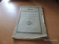 RED ZA LJUDI ŽIVEČE MEJ SVETOM S. ZOBEC TRETJI RED 1922
