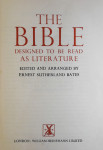 THE BIBLE Designed to be Read as Literature