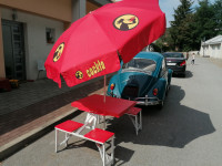 Retro camping mizica in stoli