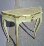 STARINSKA BENEŠKA POSLIKANA KONZOLNA MIZA, STARA BAROČNA STENSKA