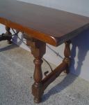 VEČJA MASIVNA STARINSKA MIZA, RUSTIKALNA, KMEČKA,VINSKA KLET, GRAD