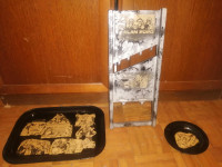 Držalo za ključe, pladenj in pepelnik Alan Ford