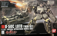 Gundam maketa D-50C Twin set - Special operations mobile suit