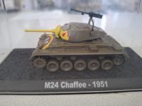 Kovinski model maketa oklepnik M24 Chaffee