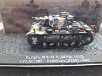 Kovinski model maketa oklepnik tank Panzer III N