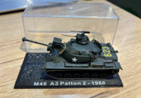 Kovinski model maketa oklepnik tank Patton M48 A3
