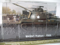 Kovinski model maketa tank M48 Patton oklepnik Diecast 1/72 1:72