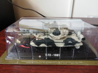 Kovinski model maketa tank T-72 oklepnik Diecast 1/72 1:72