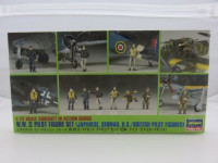 Maketa figurice piloti WWII Figure Set Japanese, German, US, Brit 1/72