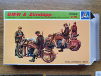 Maketa motorjev BMW in Zündapp, Italeri, 1:35