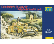 Maketa tank Panzer IV Ausf.H 1/72 1:72 Oklepnik