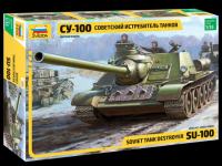 Maketa tank SU-100 1/35 1:35 Oklepnik