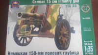 Maketa top German 150 mm 1/35 1:35 Haubica