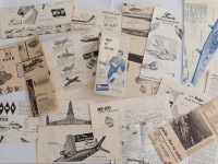 STARA NAVODILA ZA MODELARSTVO,1956,1957,1959,USA,LETALO,TANK,LADJA...
