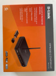 D-link router + usb stick, zapakirano