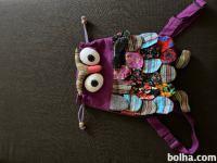 Otroski nahrbtnik Sovica iz blaga