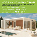 PANORAMA (3x8m) je lahko vaša že za 19.508,00 EUR z vključenim 22%ddv!
