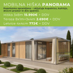 PANORAMA (3x8m) je lahko vaša že za 19.508,00 EUR z vključenim 22%ddv!