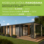 PANORAMA (3x8m) je lahko vaša že za 19.508,00 EUR z vključenim 22%ddv!