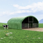 Šotor za živali 8,00 x 8,00 x 4,00 m - 750g PVC.