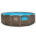 Bazen ELITE WICKER z oknom, s kovinsko konstrukcijo 4.57 x 1.22 m, set