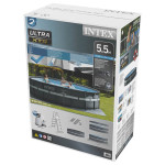 Intex bazen Ultra Frame XTR, 549 × 132 cm, s peščenim filtrom, lestev