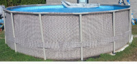Kovinsko okovje za samostoječi bazen 488x122cm
