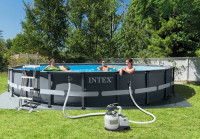 Prodam nov intex bazen 610x122 s peščenim filtrom 650€-garancija