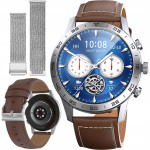 Moška LCD pametna ura touch 2 pasova BT Android in iOS