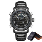 Moška ročna ura NaviForce World Black