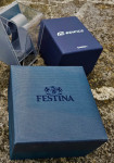Originalni škatli za ročne ure FESTINA in CASIO EDIFICE, akril stojalo