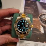 ROLEX submariner black/gold