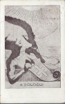 106. Razglednica ORLI - K SOLNCU, poslana okoli 1920